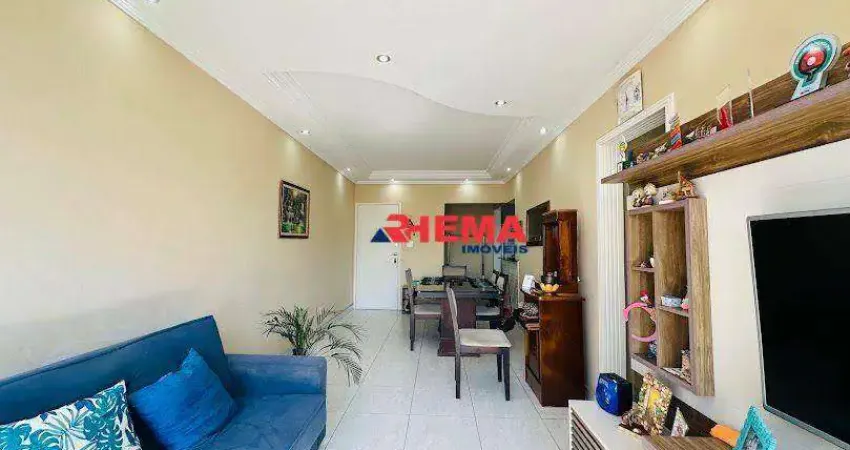Apartamento com 2 dormitórios à venda, 79 m² por R$ 470.000,00 - Embaré - Santos/SP