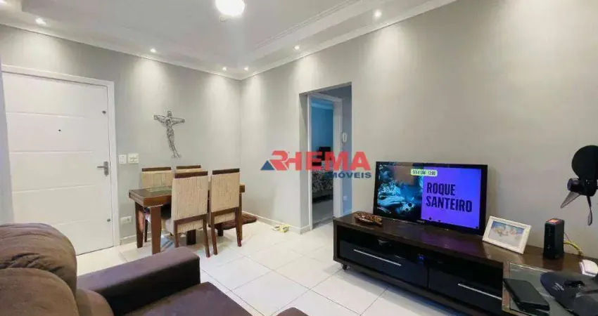Apartamento com 1 dormitório à venda, 55 m² por R$ 395.000,00 - Aparecida - Santos/SP
