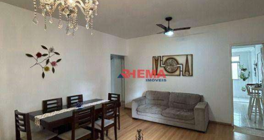 Apartamento com 2 dormitórios à venda, 116 m² por R$ 640.000,00 - Embaré - Santos/SP