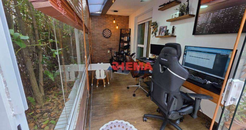 Apartamento Garden com 2 dormitórios à venda, 217 m² por R$ 1.915.000,00 - José Menino - Santos/SP