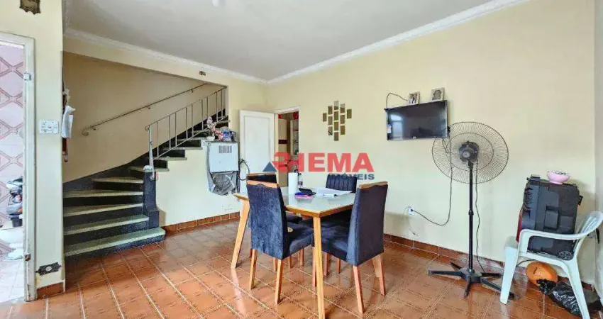 Sobrado com 2 dormitórios à venda, 84 m² por R$ 430.000,00 - Vila Matias - Santos/SP
