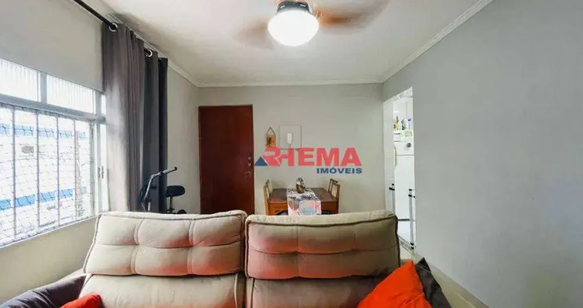 Apartamento com 3 dormitórios à venda, 59 m² por R$ 330.000,00 - Aparecida - Santos/SP