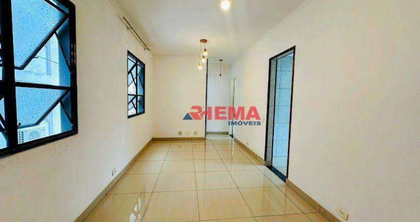 Apartamento com 1 dormitório à venda, 42 m² por R$ 369.000,00 - Aparecida - Santos/SP