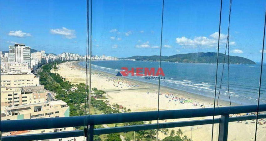 Apartamento para alugar, 70 m² por R$ 7.900,01/mês - Pompéia - Santos/SP