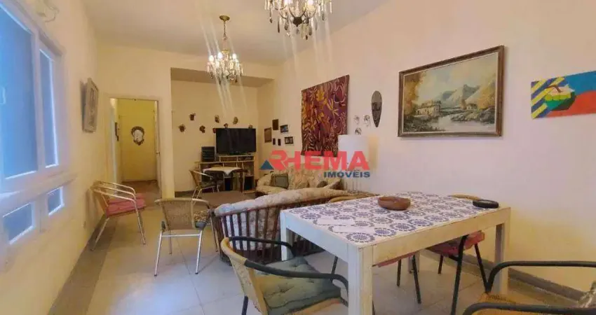 Apartamento com 3 dormitórios para alugar, 170 m² por R$ 4.700,01/mês - Gonzaga - Santos/SP
