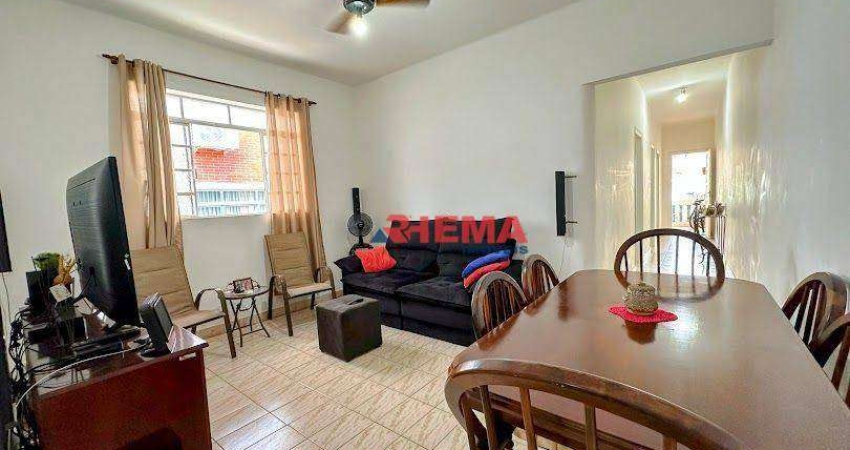 Apartamento com 2 dormitórios à venda, 90 m² por R$ 385.000,00 - Boqueirão - Santos/SP