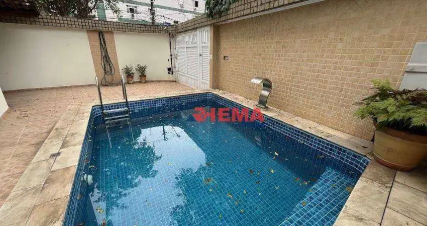 Casa com 3 dormitórios para alugar, 100 m² por R$ 7.800,00/mês - Aparecida - Santos/SP