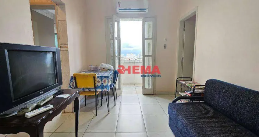 Apartamento com 1 dormitório à venda, 36 m² por R$ 375.000,00 - Embaré - Santos/SP