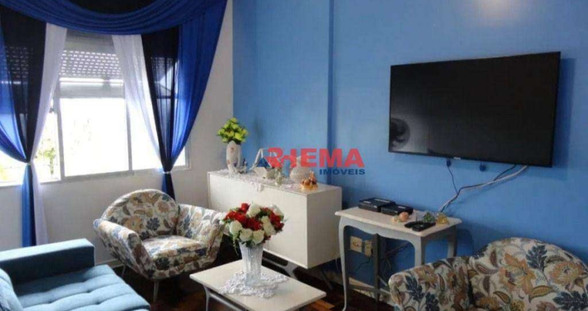 Apartamento para alugar, 88 m² por R$ 4.100,01/mês - José Menino - Santos/SP