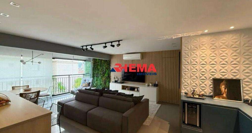 Apartamento com 2 dormitórios à venda, 84 m² por R$ 870.000,00 - Marapé - Santos/SP