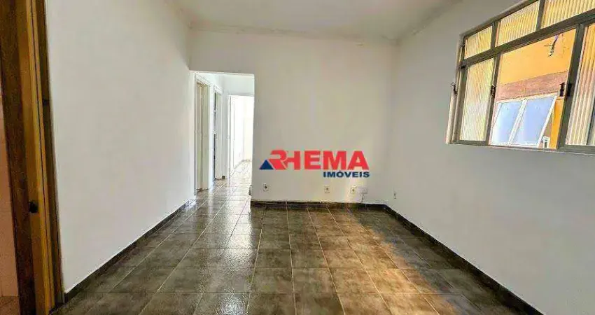 Apartamento com 3 dormitórios à venda, 87 m² por R$ 395.000,00 - Marapé - Santos/SP