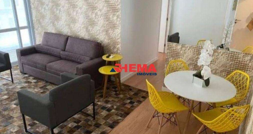 Apartamento com 2 dormitórios à venda, 80 m² por R$ 1.070.000,00 - Gonzaga - Santos/SP