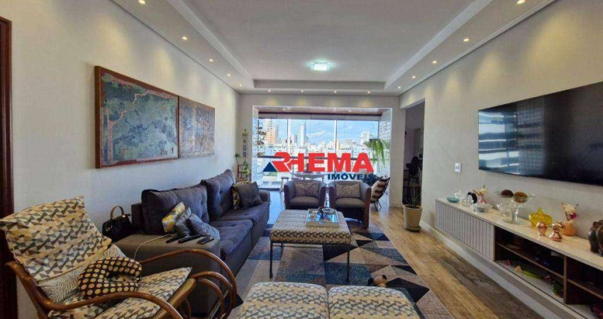 Apartamento com 4 dormitórios à venda, 174 m² por R$ 1.950.000,00 - Aparecida - Santos/SP