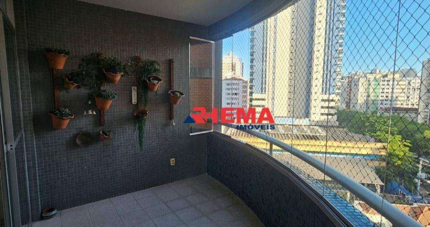 Apartamento com 4 dormitórios à venda, 202 m² por R$ 1.500.000,00 - Pompéia - Santos/SP