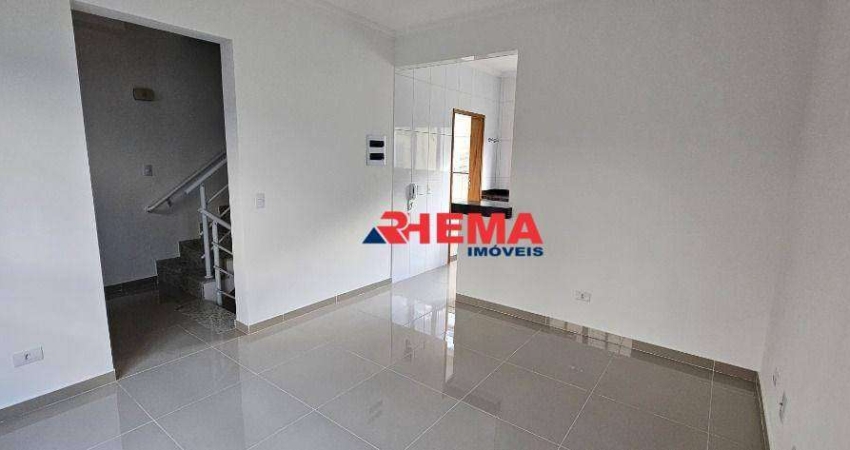 Sobrado com 2 dormitórios à venda, 103 m² por R$ 721.000,00 - Marapé - Santos/SP