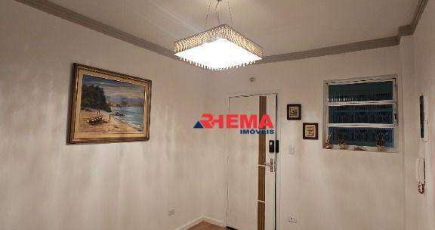 Apartamento com 1 dormitório à venda, 48 m² por R$ 390.000,00 - Gonzaga - Santos/SP