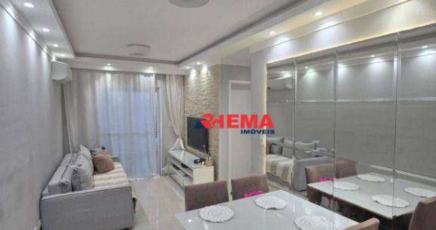 Apartamento com 2 dormitórios à venda, 60 m² por R$ 560.000,00 - Vila Matias - Santos/SP