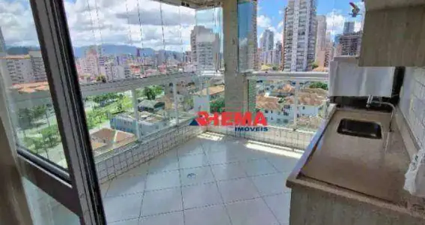 Apartamento com 3 dormitórios à venda, 123 m² por R$ 1.120.000,00 - Pompéia - Santos/SP