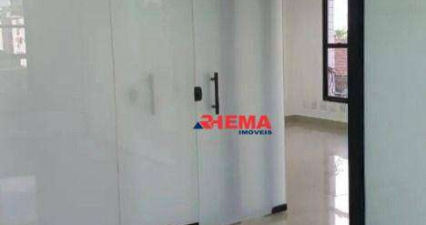 Conjunto para alugar, 76 m² por R$ 3.200,01/mês - Macuco - Santos/SP