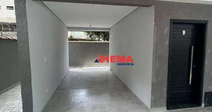 Sobrado com 2 dormitórios para alugar, 116 m² por R$ 5.000,01/mês - Marapé - Santos/SP