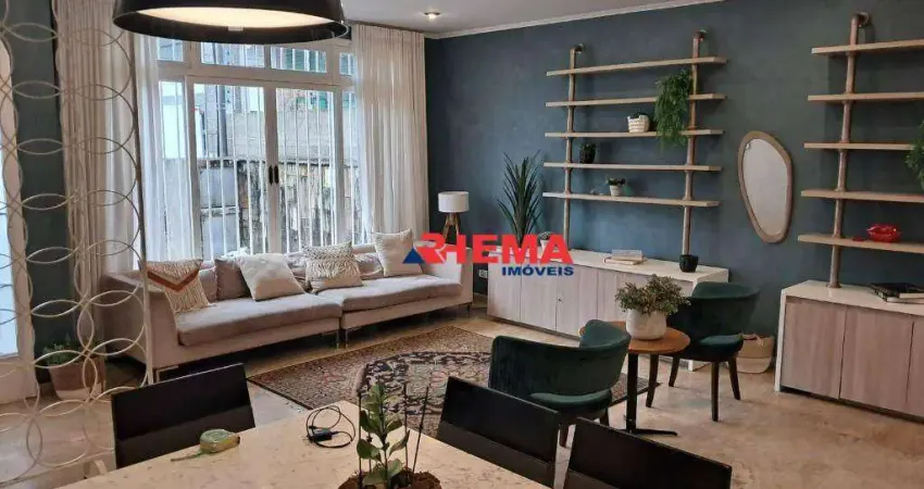 Sobrado com 4 dormitórios para alugar, 200 m² por R$ 15.670,01/mês - Gonzaga - Santos/SP