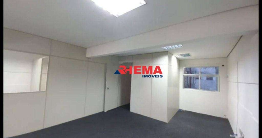 Conjunto para alugar, 80 m² por R$ 2.500,01/mês - Centro - Santos/SP