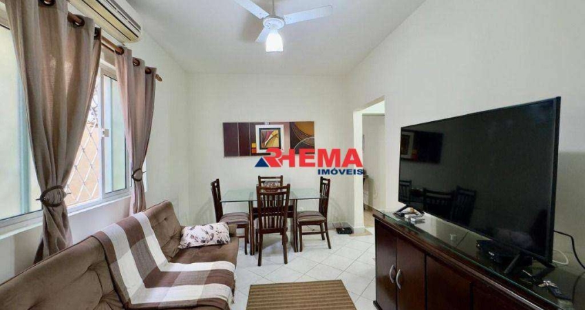 Apartamento com 2 dormitórios à venda, 73 m² por R$ 408.000,00 - Embaré - Santos/SP