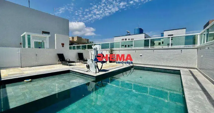 Apartamento com 2 dormitórios à venda, 63 m² por R$ 860.000,00 - Embaré - Santos/SP