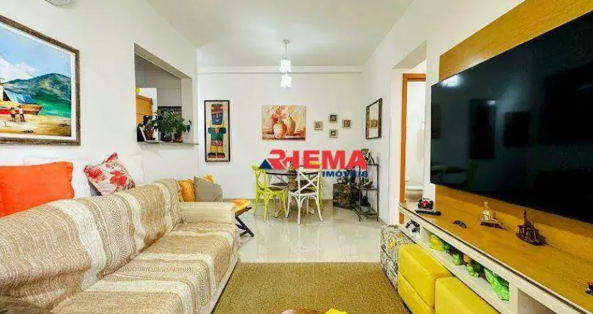 Apartamento com 2 dormitórios à venda, 72 m² por R$ 970.000,00 - Embaré - Santos/SP