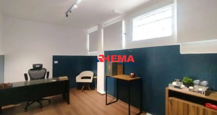 Sala para alugar, 12 m² por R$ 2.000,02/mês - Aparecida - Santos/SP