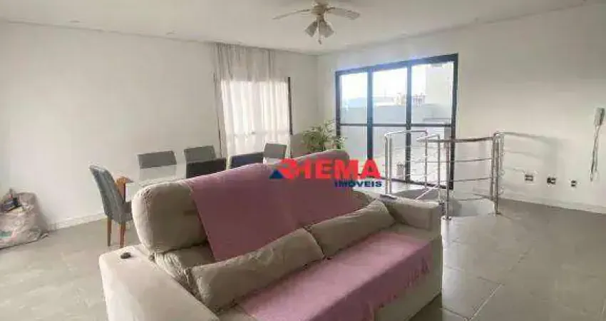 Cobertura com 3 dormitórios à venda, 160 m² por R$ 800.000,00 - Macuco - Santos/SP