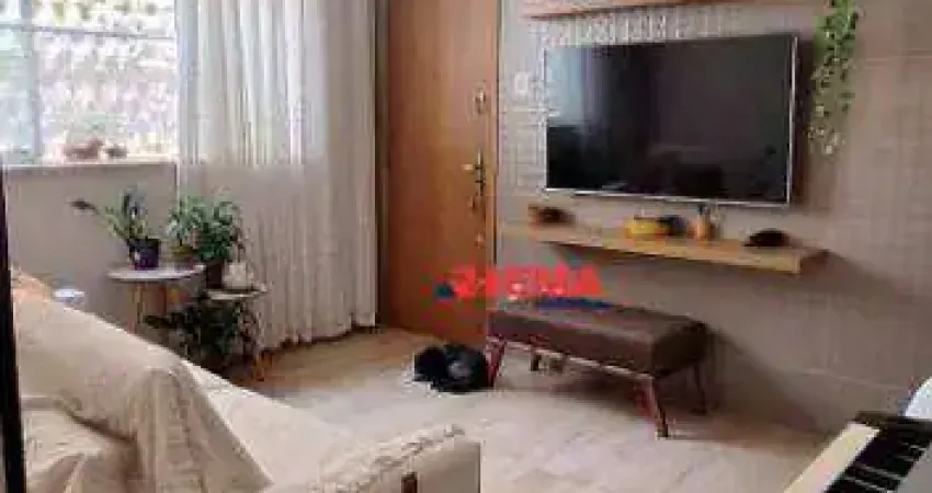 Apartamento com 2 dormitórios à venda, 73 m² por R$ 485.000,00 - Boqueirão - Santos/SP