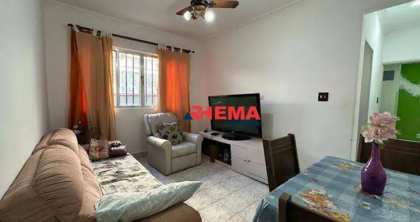 Apartamento com 1 dormitório à venda, 45 m² por R$ 280.000,00 - Campo Grande - Santos/SP