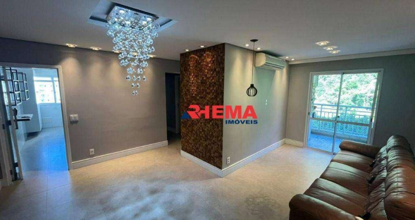 Apartamento com 3 dormitórios à venda, 83 m² por R$ 750.000,00 - Marapé - Santos/SP