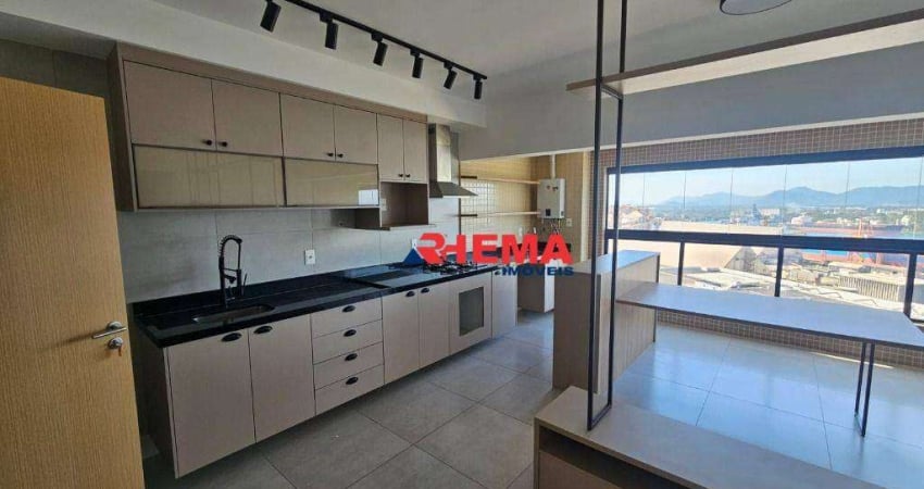 Apartamento com 2 dormitórios para alugar, 65 m² por R$ 6.028,00/mês - Ponta da Praia - Santos/SP
