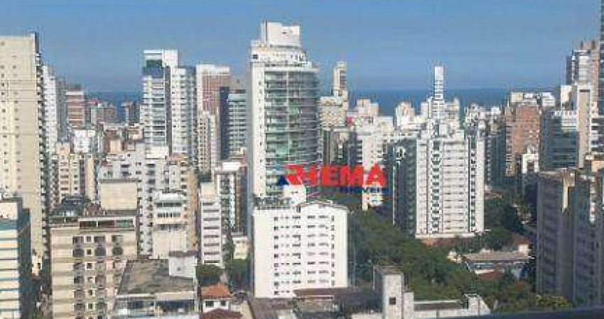 Apartamento com 2 dormitórios para alugar, 65 m² por R$ 6.900,01/mês - Boqueirão - Santos/SP