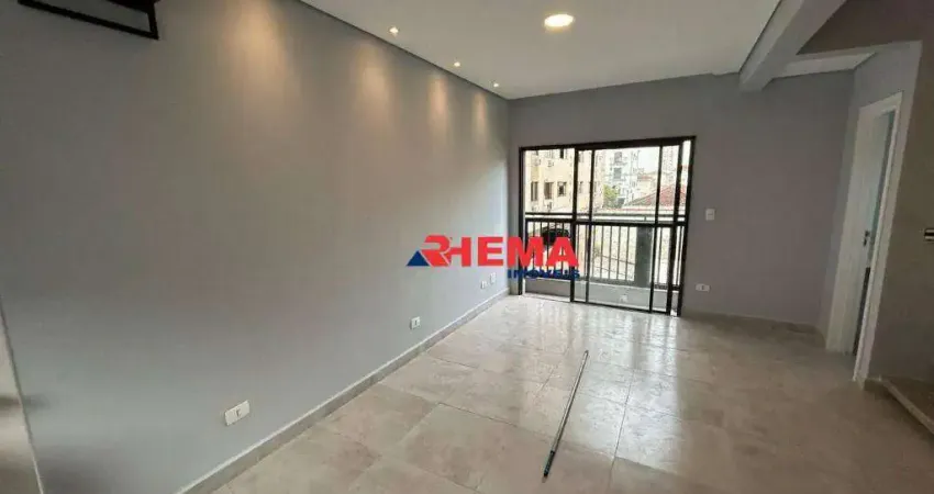 Sobrado com 2 dormitórios para alugar, 116 m² por R$ 5.500,01/mês - Marapé - Santos/SP