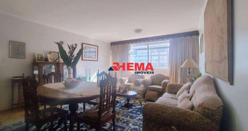 Apartamento com 3 dormitórios à venda, 137 m² por R$ 890.000,00 - Gonzaga - Santos/SP