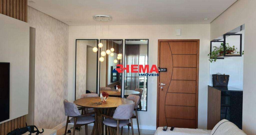 Apartamento dois dormittóriross c/ suíitte e sacada no Campo Grande