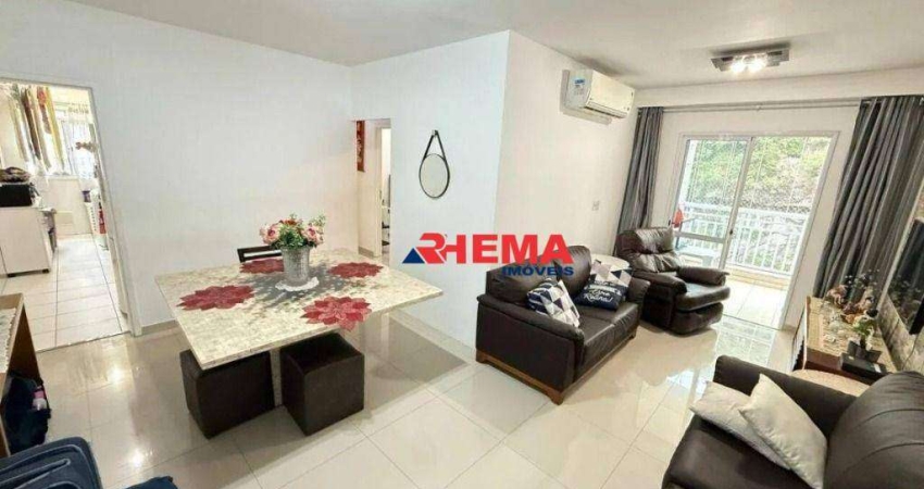 Apartamento com 3 dormitórios à venda, 82 m² por R$ 690.000,00 - Marapé - Santos/SP