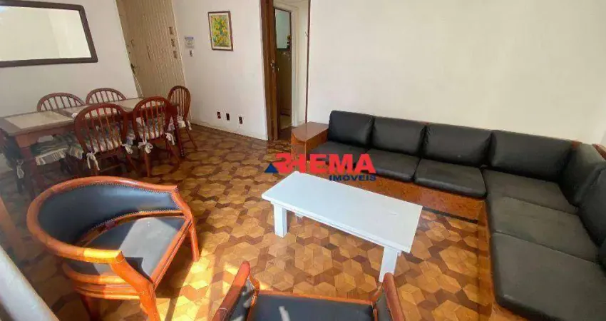 Apartamento com 2 dormitórios à venda, 118 m² por R$ 540.000,00 - Gonzaga - Santos/SP