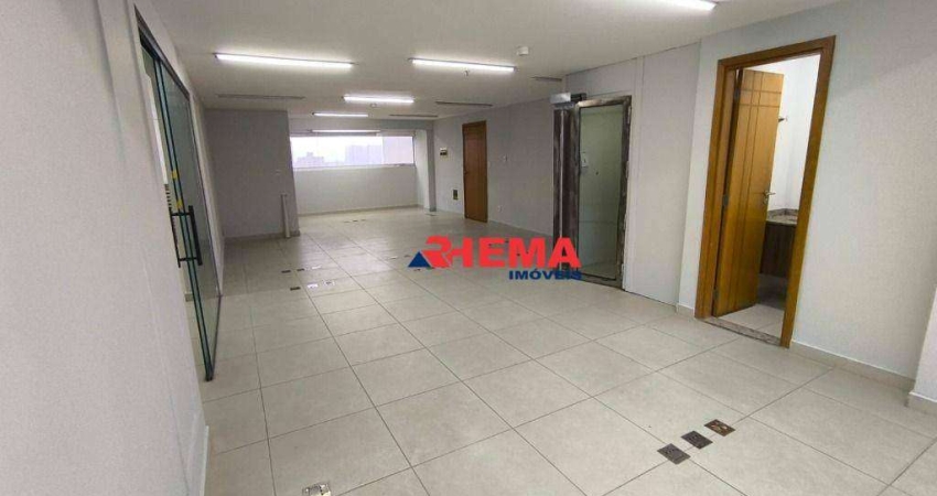 Sala para alugar, 52 m² por R$ 3.500/mês - Vila Mathias - Santos/SP