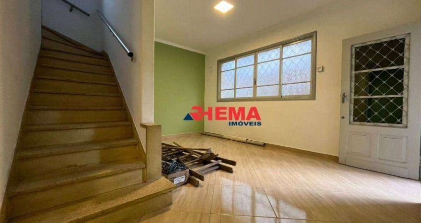 Sobrado com 3 dormitórios para alugar, 200 m² por R$ 4.990,20/ano - Aparecida - Santos/SP