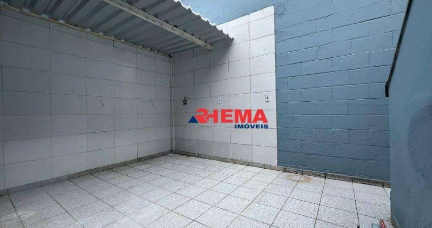 Casa com 2 dormitórios para alugar, 80 m² por R$ 2.500,20/ano - Vila Matias - Santos/SP