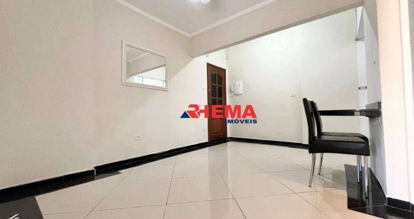 Apartamento com 2 dormitórios para alugar, 60 m² por R$ 3.000,01/ano - Ponta da Praia - Santos/SP