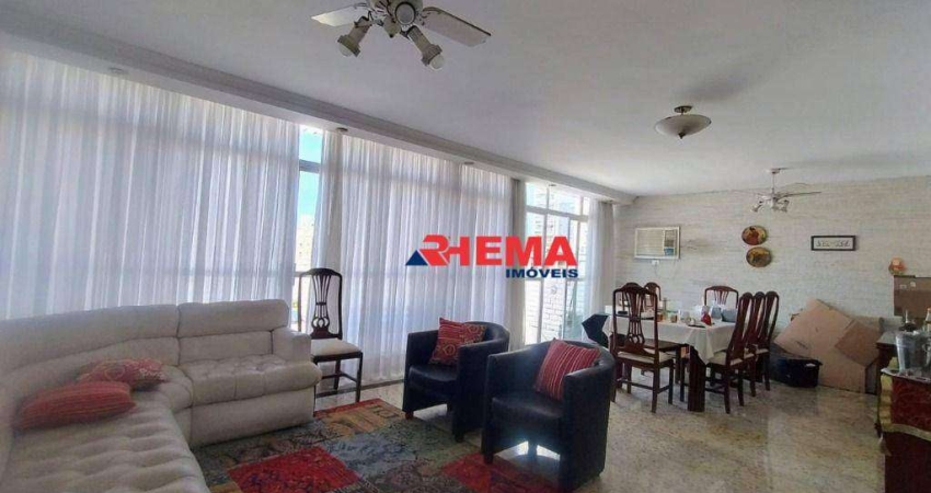 Apartamento com 3 dormitórios à venda, 209 m² por R$ 1.650.000,00 - Aparecida - Santos/SP