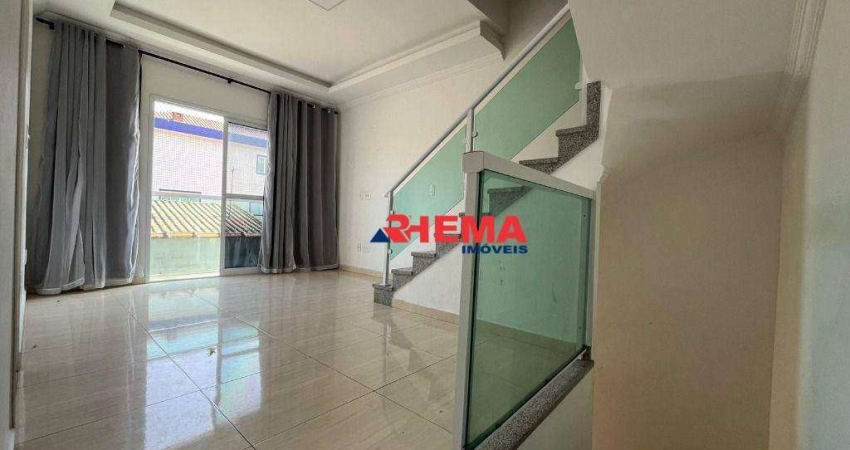 Casa com 2 dormitórios para alugar, 122 m² por R$ 3.800,20/mês - Estuário - Santos/SP