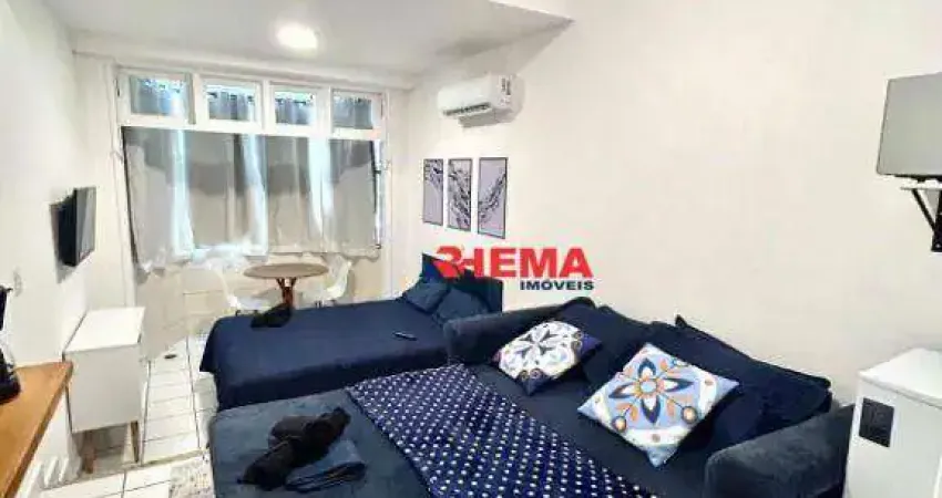 Kitnet com 1 dormitório à venda, 30 m² por R$ 360.000,00 - Embaré - Santos/SP