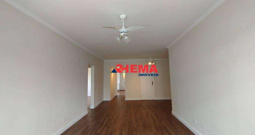 Apartamento com 2 dormitórios à venda, 124 m² por R$ 570.000,00 - Aparecida - Santos/SP
