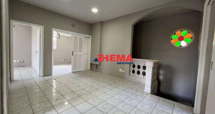Casa com 3 dormitórios para alugar, 90 m² por R$ 4.000,10/ano - Ponta da Praia - Santos/SP